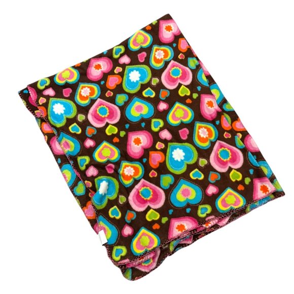 Heart Pattern Roll-Up Throw Blanket with Carry Strap - Picture 3 of 3